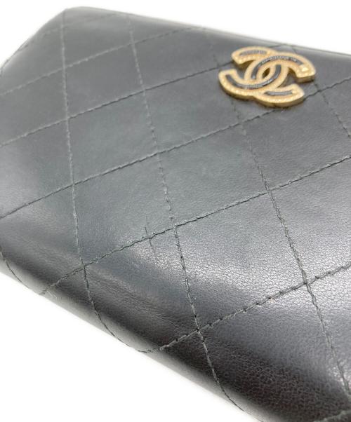 CHANEL（シャネル）CHANEL (シャネル) マトラッセ長財布 ブラックの古着・服飾アイテム