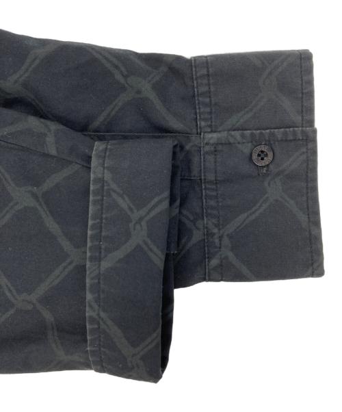 stussy（ステューシー）stussy (ステューシー) オールド総柄シャツ ブラック サイズ:Lの古着・服飾アイテム