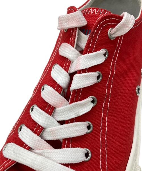 DSQUARED2（ディースクエアード）DSQUARED2 (ディースクエアード) キャンバススニーカー レッド サイズ:43の古着・服飾アイテム