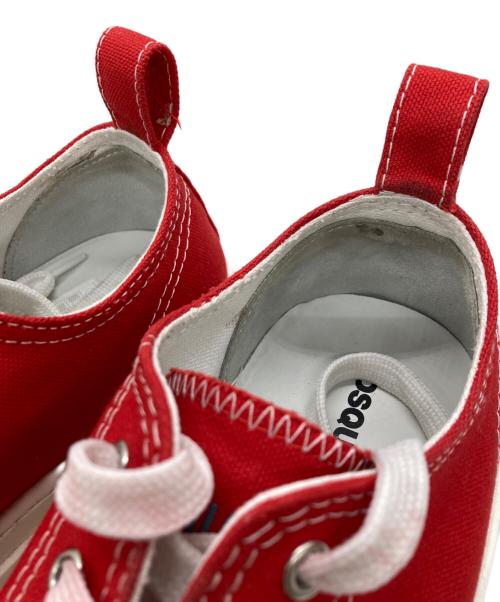 DSQUARED2（ディースクエアード）DSQUARED2 (ディースクエアード) キャンバススニーカー レッド サイズ:43の古着・服飾アイテム