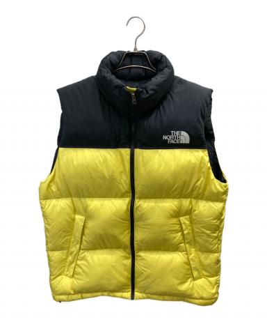 THE NORTH FACE ダウンベスト Lサイズ イエロー/ブラック 中古・古着通販】THE NORTH FACE (ザ ノース フェイス) ダウンベスト