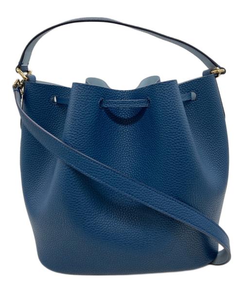 BALLY（バリー）BALLY (バリー) BLYSS 巾着ショルダーバッグ ブルーの古着・服飾アイテム