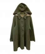 Burberry'sバーバリーズ）の古着「裏ノバチェックカシミヤ混ステンカラーコート」｜グリーン