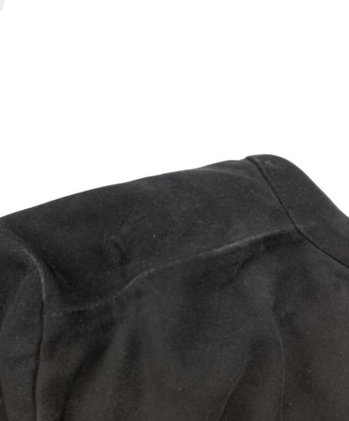 quattrocchi（クアトロッキ）quattrocchi (クアトロッキ) International Gallery (インターナショナルギャラリー) ゴートスエードノーラペルジャケット ブラック サイズ:42の古着・服飾アイテム