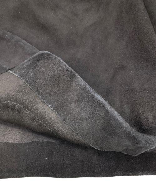 quattrocchi（クアトロッキ）quattrocchi (クアトロッキ) International Gallery (インターナショナルギャラリー) ゴートスエードノーラペルジャケット ブラック サイズ:42の古着・服飾アイテム