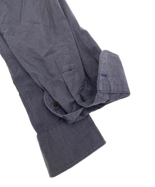 COMOLI（コモリ）COMOLI (コモリ) バンドカラーシャツ ネイビー サイズ:Sの古着・服飾アイテム