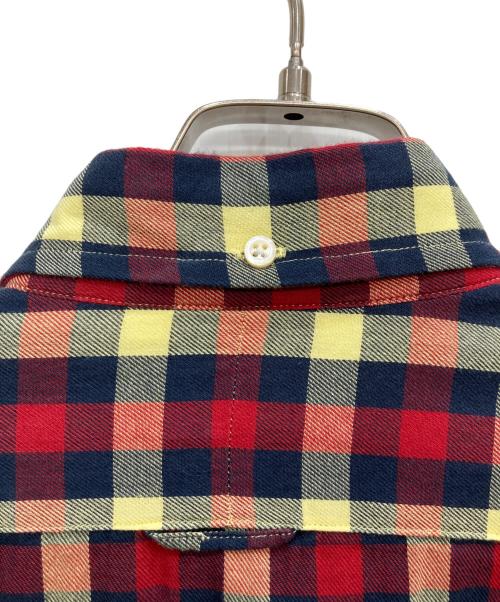 THOM BROWNE. NEW YORK（トムブラウン ニューヨーク）THOM BROWNE. NEW YORK (トムブラウン ニューヨーク) チェックシャツ レッド×イエロー サイズ:Sの古着・服飾アイテム