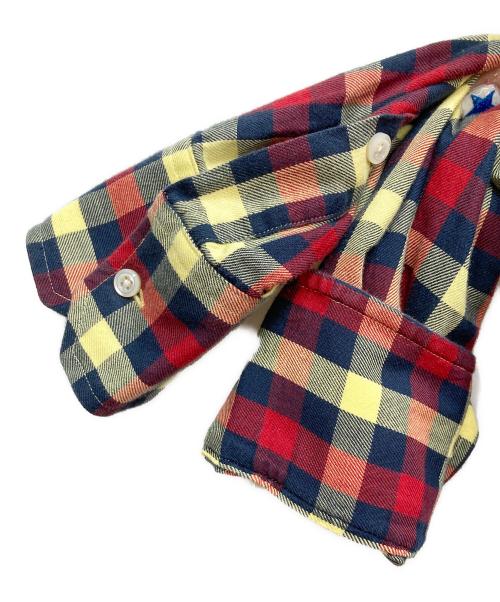 THOM BROWNE. NEW YORK（トムブラウン ニューヨーク）THOM BROWNE. NEW YORK (トムブラウン ニューヨーク) チェックシャツ レッド×イエロー サイズ:Sの古着・服飾アイテム