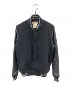 REMI RELIEFレミレリーフ）の古着「メルトン切替スタジャン」｜グレー