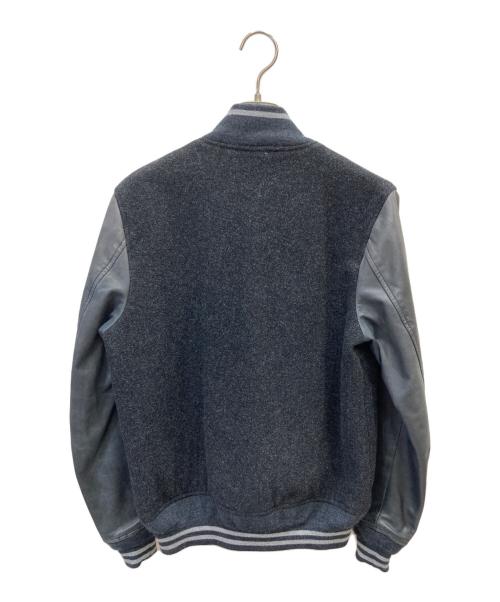 REMI RELIEF（レミレリーフ）REMI RELIEF (レミレリーフ) メルトン切替スタジャン グレー サイズ:Sの古着・服飾アイテム