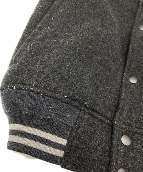 REMI RELIEF（レミレリーフ）REMI RELIEF (レミレリーフ) メルトン切替スタジャン グレー サイズ:Sの古着・服飾アイテム