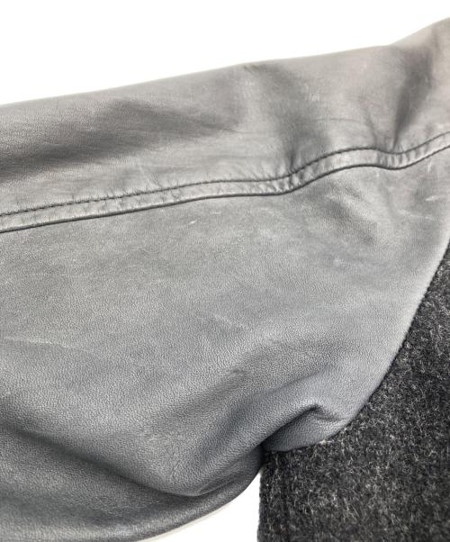 REMI RELIEF（レミレリーフ）REMI RELIEF (レミレリーフ) メルトン切替スタジャン グレー サイズ:Sの古着・服飾アイテム