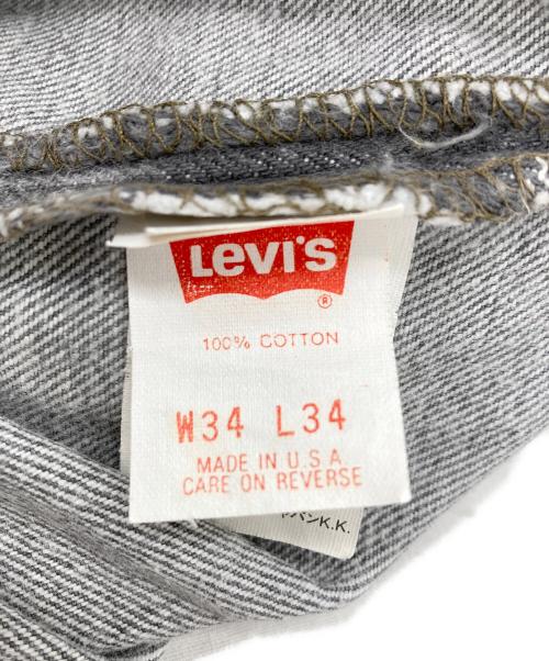 LEVI'S（リーバイス）LEVI'S (リーバイス) 先染めブラックデニムパンツ ブラック サイズ:W34の古着・服飾アイテム