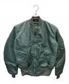 ALPHAアルファ）の古着「MA-1ジャケット」｜セージグリーン