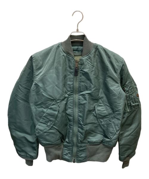 ALPHA（アルファ）ALPHA (アルファ) MA-1ジャケット セージグリーン サイズ:Sの古着・服飾アイテム