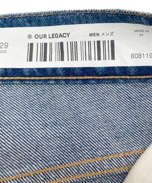 OUR LEGACY（アワーレガシー）OUR LEGACY (アワーレガシー) EXTENDED THIRD CUT Glass Bleach Denim インディゴ サイズ:29の古着・服飾アイテム