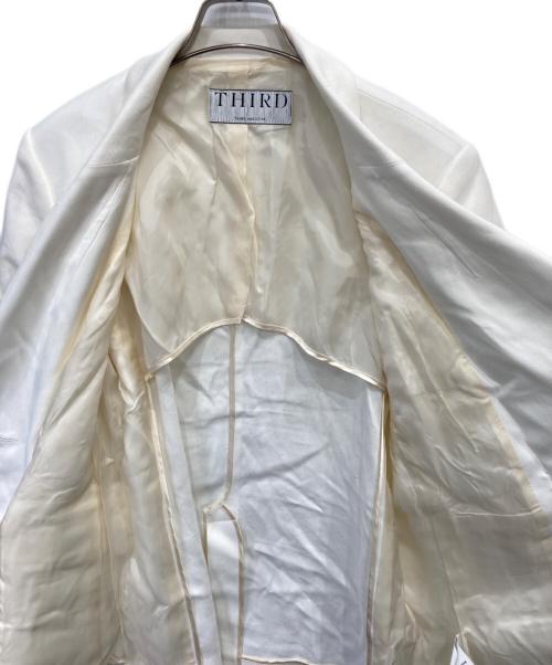 THIRD MAGAZINE（サードマガジン）THIRD MAGAZINE (サードマガジン) ショートスリーブジャケット ホワイト サイズ:Mの古着・服飾アイテム