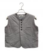 formeフォルメ）の古着「Front Button Vest」｜グレー