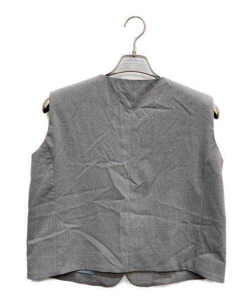 forme（フォルメ）forme (フォルメ) Front Button Vest グレー サイズ:FREEの古着・服飾アイテム