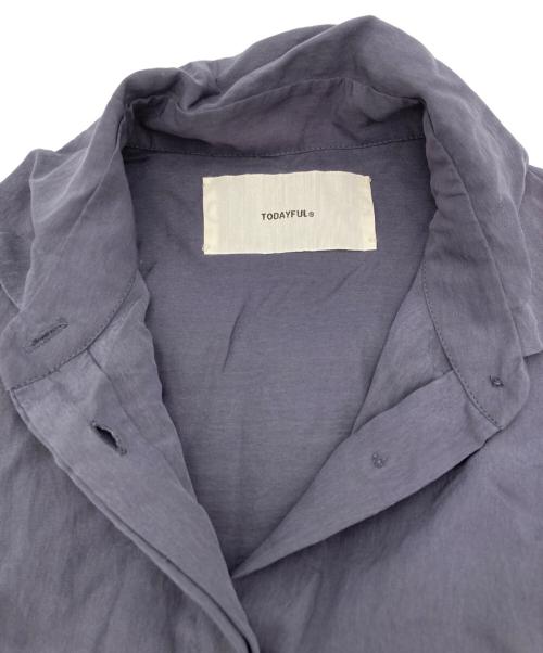TODAYFUL（トゥデイフル）TODAYFUL (トゥデイフル) Silky Pocket Shirts グレー サイズ:FREEの古着・服飾アイテム