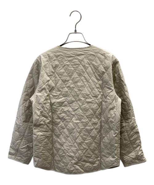 ORCIVAL（オーシバル）ORCIVAL (オーシバル) コットンキルトカラーレスジャケット ベージュ サイズ:2の古着・服飾アイテム