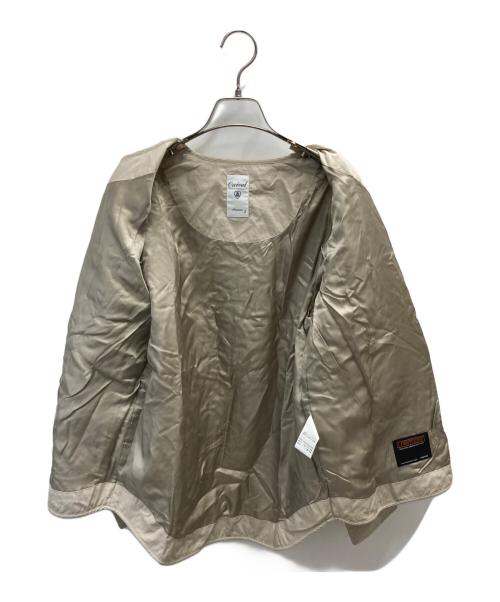 ORCIVAL（オーシバル）ORCIVAL (オーシバル) コットンキルトカラーレスジャケット ベージュ サイズ:2の古着・服飾アイテム