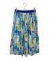 fontana grande（フォンタナ グランデ）の古着「水彩デザインスカート」｜ブルー