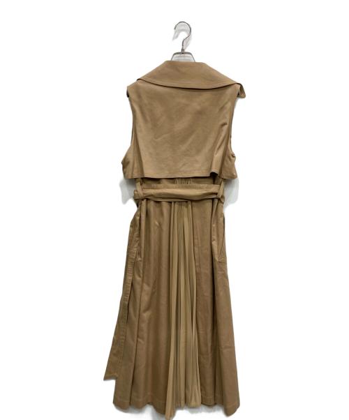 Diagram（ダイアグラム）Diagram (ダイアグラム) ロングトレンチベスト ベージュ サイズ:Sの古着・服飾アイテム