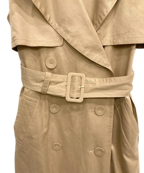 Diagram（ダイアグラム）Diagram (ダイアグラム) ロングトレンチベスト ベージュ サイズ:Sの古着・服飾アイテム