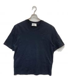 AMI Alexandre Mattiussi（アミアレクサンドルマテュッシ）の古着「ハートロゴ刺繍Tシャツ」｜ブラック