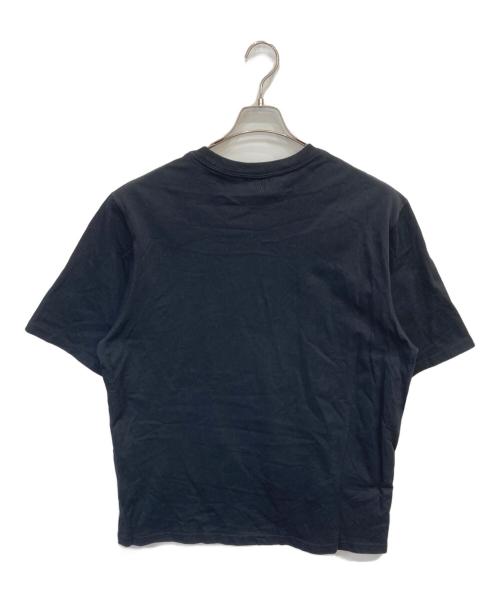 AMI Alexandre Mattiussi（アミアレクサンドルマテュッシ）AMI Alexandre Mattiussi (アミアレクサンドルマテュッシ) ハートロゴ刺繍Tシャツ ブラック サイズ:XLの古着・服飾アイテム