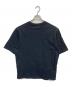 AMI Alexandre Mattiussi (アミアレクサンドルマテュッシ) ハートロゴ刺繍Tシャツ ブラック サイズ:XL：11000円