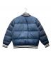 COACH (コーチ) ダウン ヴァーシティ ジャケット・リサイクル ポリエステル ネイビー サイズ:L：20000円