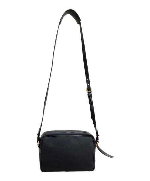 PRADA（プラダ）PRADA (プラダ) ロゴジャガードショルダーバッグ ブラック サイズ:表記なしの古着・服飾アイテム