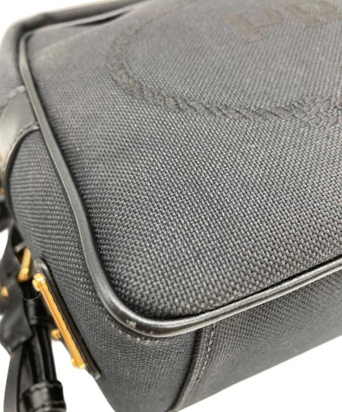 PRADA（プラダ）PRADA (プラダ) ロゴジャガードショルダーバッグ ブラック サイズ:表記なしの古着・服飾アイテム