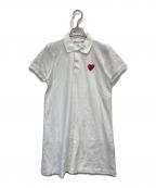 COMME des GARCONS GIRLコムデギャルソンガール）の古着「ポロワンピース」｜ホワイト