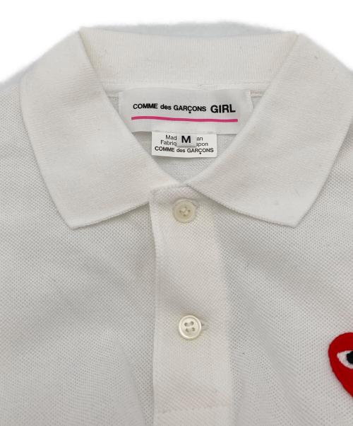 COMME des GARCONS GIRL（コムデギャルソンガール）COMME des GARCONS GIRL (コムデギャルソンガール) ポロワンピース ホワイト サイズ:Mの古着・服飾アイテム