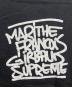 中古・古着 Supreme (シュプリーム) MARITHE+FRANCOIS GIRBAUD (マリテフランソワジルボー) Marithe + Francois Girbaud Tee ブラック サイズ:S：7000円