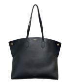 BURBERRYバーバリー）の古着「ラージソサイエティートートバッグ」｜ブラック