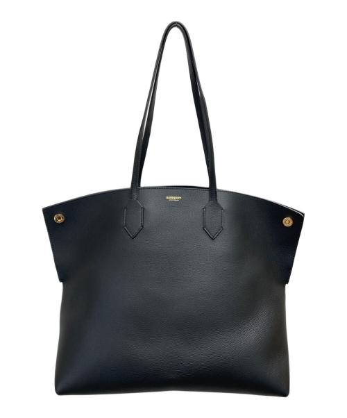 BURBERRY（バーバリー）BURBERRY (バーバリー) ラージソサイエティートートバッグ ブラック サイズ:ラージの古着・服飾アイテム