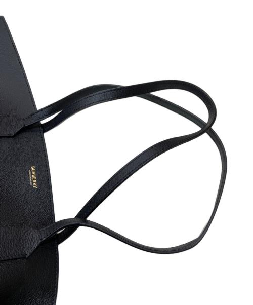 BURBERRY（バーバリー）BURBERRY (バーバリー) ラージソサイエティートートバッグ ブラック サイズ:ラージの古着・服飾アイテム