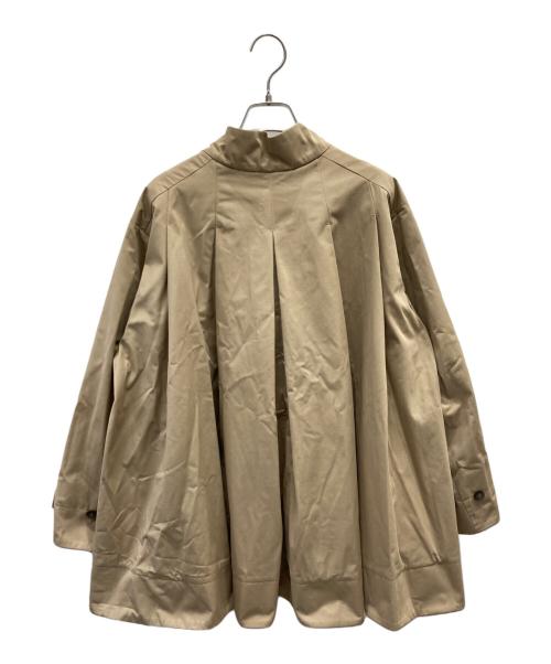 BEARDSLEY（ビアズリー）BEARDSLEY (ビアズリー) バックタック スタンドカラージャケット ベージュ サイズ:1の古着・服飾アイテム