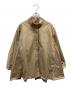 BEARDSLEY（ビアズリー）の古着「バックタック スタンドカラージャケット」｜ベージュ