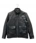 TETE HOMME（テット オム）の古着「SHEEP LEATHER JACKET」｜ブラック