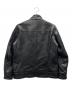 TETE HOMME (テット オム) SHEEP LEATHER JACKET ブラック サイズ:XL：15000円