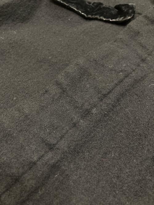 tricot COMME des GARCONS（トリココムデギャルソン）tricot COMME des GARCONS (トリココムデギャルソン) ベロア切替圧縮ウールジャケット ブラック サイズ:表記なしの古着・服飾アイテム