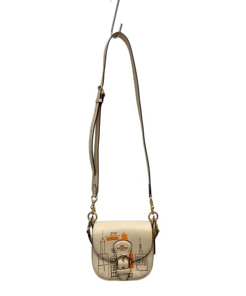COACH（コーチ）COACH (コーチ) Jean-Michel Basquiat (ジャン ミシェル バスキア) 2WAYショルダーバッグ ベージュ サイズ:表記なしの古着・服飾アイテム