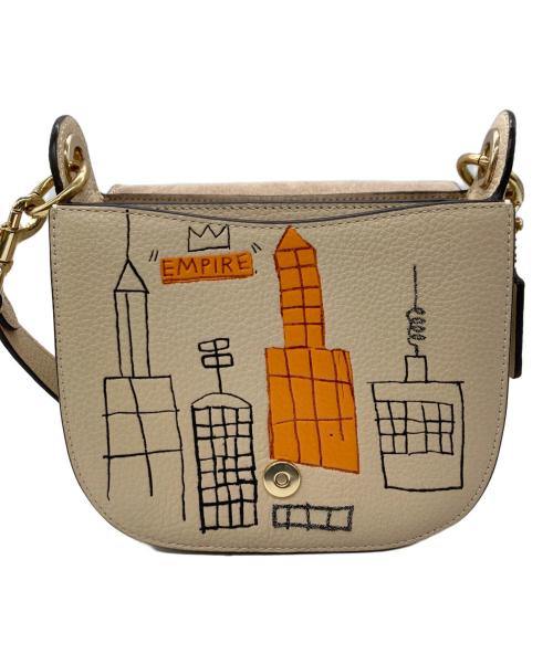 COACH（コーチ）COACH (コーチ) Jean-Michel Basquiat (ジャン ミシェル バスキア) 2WAYショルダーバッグ ベージュ サイズ:表記なしの古着・服飾アイテム
