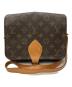 LOUIS VUITTON（ルイ ヴィトン）の古着「カルトシエールMM ショルダーバッグ」｜ブラウン