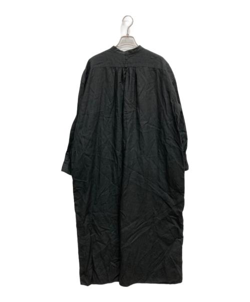 KAGURE（カグレ）kagure (カグレ) リネンシャツワンピース ブラック サイズ:FREEの古着・服飾アイテム